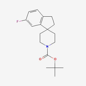 Tert-butyl 6-fluoro-2,3-dihydrospiro[indene-1,4'-piperidine]-1'-carboxylate