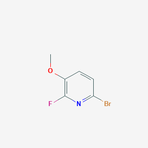 molecular formula C6H5BrFNO B1532150 6-Bromo-2-fluoro-3-methoxypyridine CAS No. 850142-73-3