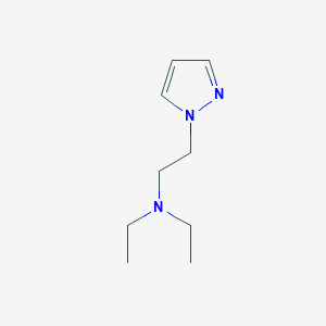 molecular formula C9H17N3 B1532160 N,N-Diethyl-2-(1H-pyrazol-1-yl)ethanamine CAS No. 71033-38-0