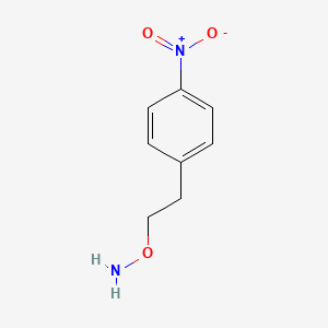 molecular formula C8H10N2O3 B15321695 O-(4-Nitrophenethyl)hydroxylamine 