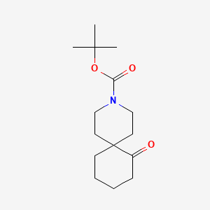 molecular formula C15H25NO3 B1532170 Tert-butyl 7-oxo-3-azaspiro[5.5]undecane-3-carboxylate CAS No. 1198284-49-9