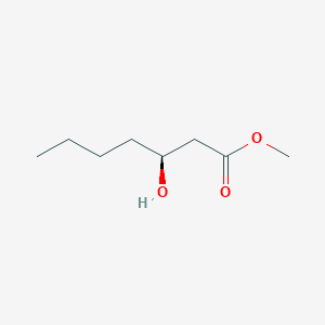 molecular formula C8H16O3 B15321719 methyl (S)-3-hydroxyheptanoate 