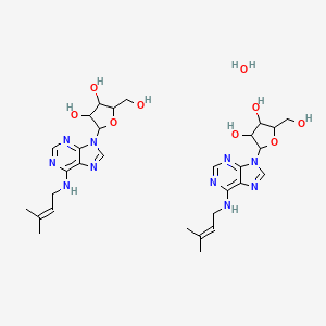 molecular formula C15H21N5O4 B1532174 N-6-(Delta-2-isopentenyl)adenosine hemihydrate CAS No. 33156-15-9