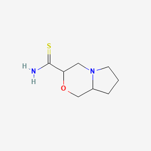 hexahydro-1H-pyrrolo[2,1-c]morpholine-3-carbothioamide