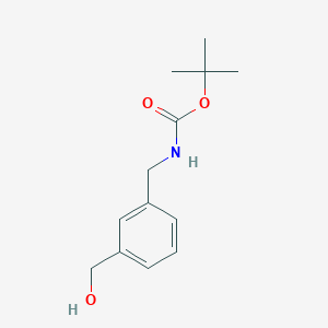 molecular formula C13H19NO3 B153219 tert-Butyl 3-(hydroxymethyl)benzylcarbamate CAS No. 226070-69-5