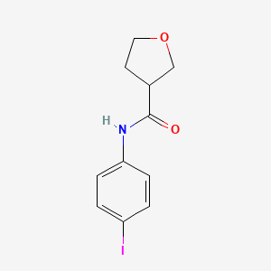 N-(4-iodophenyl)oxolane-3-carboxamide