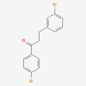 3-(3-Bromophenyl)-1-(4-bromophenyl)propan-1-one