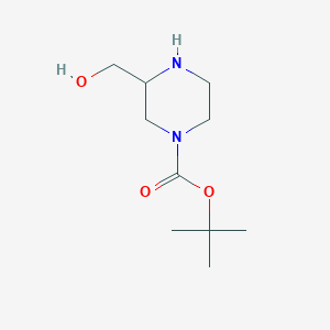 molecular formula C10H20N2O3 B153220 Tert-butyl 3-(hydroxymethyl)piperazine-1-carboxylate CAS No. 301673-16-5