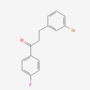 3-(3-Bromophenyl)-1-(4-fluorophenyl)propan-1-one
