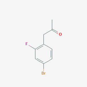 molecular formula C9H8BrFO B1532203 1-(4-Bromo-2-fluorophenyl)propan-2-one CAS No. 1248278-82-1