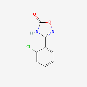 molecular formula C8H5ClN2O2 B1532205 3-(2-Chlorophenyl)-1,2,4-oxadiazol-5-ol CAS No. 16672-15-4