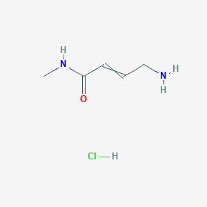 (2E)-4-amino-N-methylbut-2-enamide hydrochloride