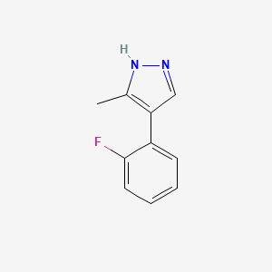 4-(2-Fluorophenyl)-3-methyl-1H-pyrazole
