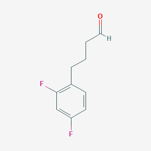 molecular formula C10H10F2O B15322096 4-(2,4-Difluorophenyl)butanal 