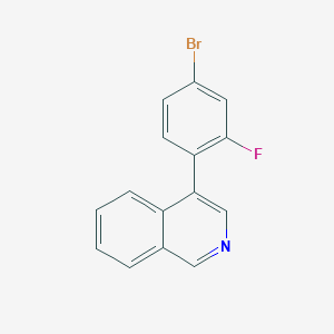 4-(4-Bromo-2-fluorophenyl)isoquinoline