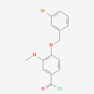 4-[(3-Bromobenzyl)oxy]-3-methoxybenzoyl chloride