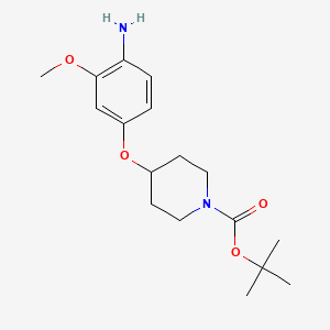 Tert-butyl 4-(4-amino-3-methoxyphenoxy)piperidine-1-carboxylate