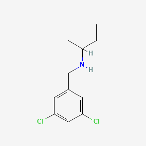 molecular formula C11H15Cl2N B1532228 N-(3,5-Dichlorobenzyl)-2-butanamine CAS No. 1040692-91-8