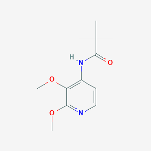 molecular formula C12H18N2O3 B1532233 N-(2,3-二甲氧基吡啶-4-基)新戊酰胺 CAS No. 1171919-96-2