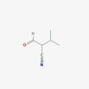 molecular formula C6H9NO B1532248 2-Formyl-3-methylbutanenitrile CAS No. 771510-15-7