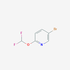 molecular formula C6H4BrF2NO B1532249 5-Bromo-2-(difluoromethoxy)pyridine CAS No. 899452-26-7