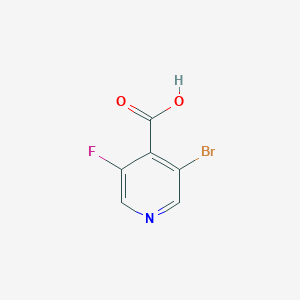 molecular formula C6H3BrFNO2 B1532254 3-Bromo-5-fluoroisonicotinic acid CAS No. 955372-86-8