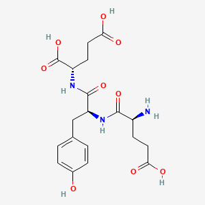 molecular formula C19H25N3O9 B1532255 H-Glu-Tyr-Glu-OH CAS No. 32140-46-8
