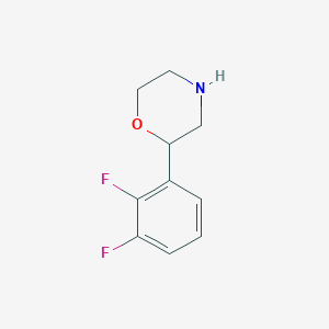 molecular formula C10H11F2NO B15322560 2-(2,3-Difluorophenyl)morpholine 