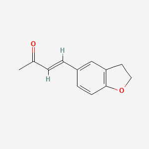 molecular formula C12H12O2 B15322570 4-(2,3-Dihydrobenzofuran-5-yl)but-3-en-2-one 