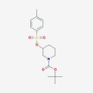 molecular formula C17H25NO5S B153226 tert-Butyl 3-(tosyloxy)piperidine-1-carboxylate CAS No. 85275-46-3