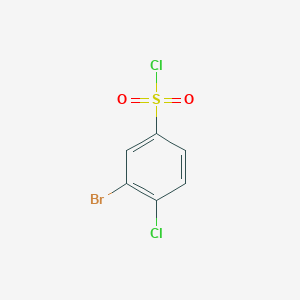 molecular formula C6H3BrCl2O2S B1532275 3-Bromo-4-chlorobenzene-1-sulfonyl chloride CAS No. 195201-10-6