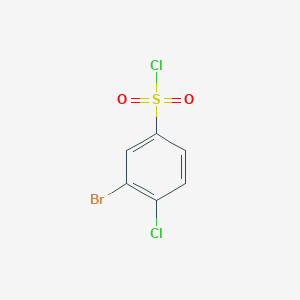 molecular formula C6H3BrCl2O2S B1532275 3-Bromo-4-chlorobenzenesulfonyl chloride CAS No. 195201-10-6