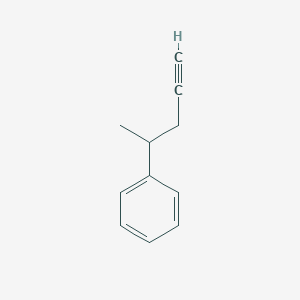 molecular formula C11H12 B15322764 Pent-4-yn-2-ylbenzene 