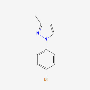 molecular formula C10H9BrN2 B1532277 1-(4-Bromophenyl)-3-methylpyrazole CAS No. 98946-73-7