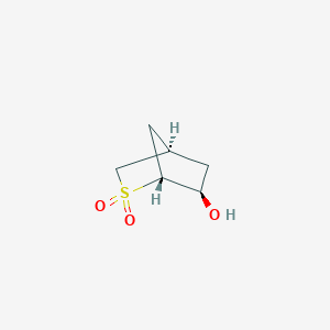 molecular formula C6H10O3S B15322816 rac-(1R,4R,6R)-6-hydroxy-2lambda6-thiabicyclo[2.2.1]heptane-2,2-dione 