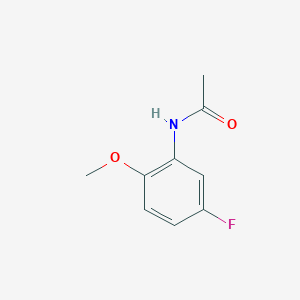molecular formula C9H10FNO2 B1532283 N-(5-氟-2-甲氧基苯基)乙酰胺 CAS No. 397-34-2