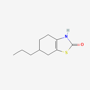 B1532287 6-Propyl-2,3,4,5,6,7-hexahydro-1,3-benzothiazol-2-one CAS No. 1183809-08-6