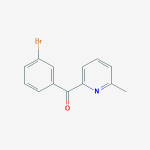 2-(3-Bromobenzoyl)-6-methylpyridine
