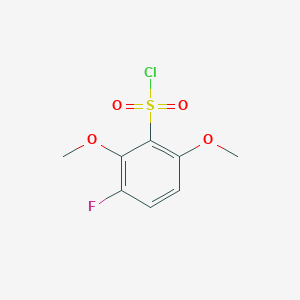 molecular formula C8H8ClFO4S B15323063 2,6-Dimethoxy-3-fluorobenzenesulfonylchloride 