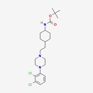 trans-N-tert-Butoxycarbonyl-4-[2-[4-(2,3-dichlorophenyl)piperazin-1-yl]ethyl]cyclohexanamine