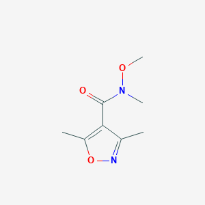 N-methoxy-N,3,5-trimethylisoxazole-4-carboxamide