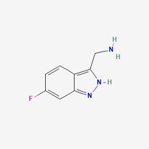 [(6-fluoro-1H-indazol-3-yl)methyl]amine