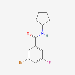 3-bromo-N-cyclopentyl-5-fluorobenzamide