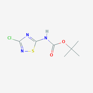 tert-butyl N-(3-chloro-1,2,4-thiadiazol-5-yl)carbamate