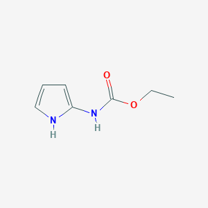 molecular formula C7H10N2O2 B1532346 Ethyl 1H-pyrrol-2-ylcarbamate CAS No. 89943-39-5