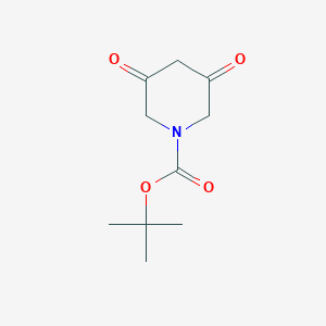 molecular formula C10H15NO4 B153235 tert-Butyl 3,5-dioxopiperidine-1-carboxylate CAS No. 396731-40-1