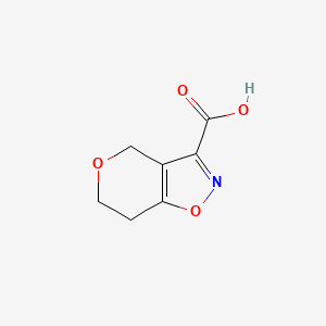4H,6H,7H-pyrano[3,4-d][1,2]oxazole-3-carboxylic acid