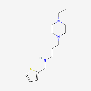 B1532367 [3-(4-Ethylpiperazin-1-yl)propyl](2-thienylmethyl)amine CAS No. 1243101-69-0