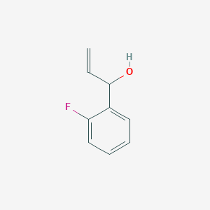 molecular formula C9H9FO B15323690 1-(2-Fluorophenyl)prop-2-en-1-ol 