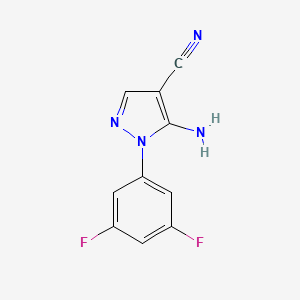 5-amino-1-(3,5-difluorophenyl)-1H-pyrazole-4-carbonitrile
